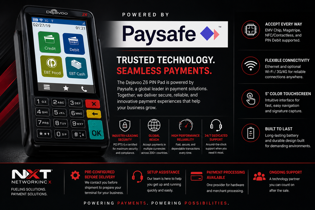 Dejavoo Z6 Touchscreen PIN Pad